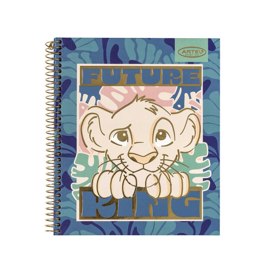 Cuaderno Book 120 Hojas Rey Leon Safari Artel