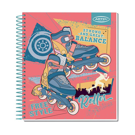 Cuaderno Book 120 Hojas Freestyle Artel