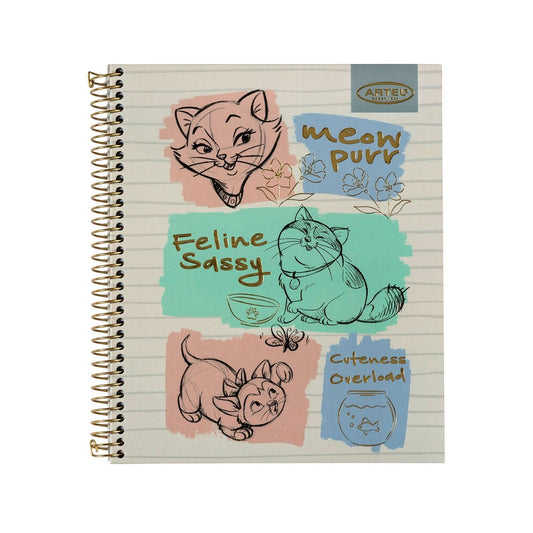 Cuaderno Book 120 Hojas Cats&dogs Clasicos
