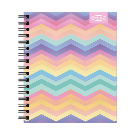 CUADERNO BOOK ARTEL 120 HOJAS COLOR PASTEL