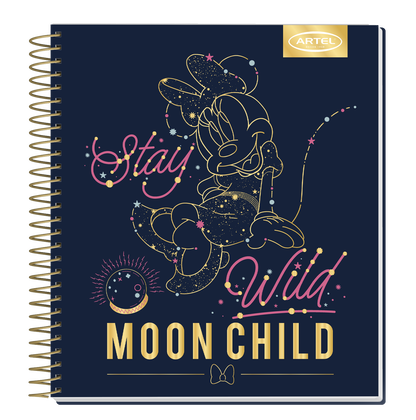 Cuaderno Book Artel 120 Hojas Minnie Astral