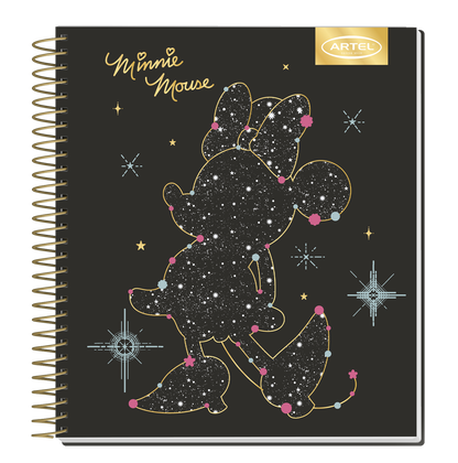 Cuaderno Book Artel 120 Hojas Minnie Astral