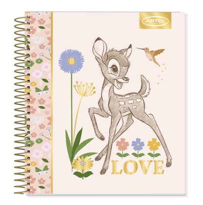 Cuaderno Book Artel 120 Hojas 7Mm Clásicos Disney