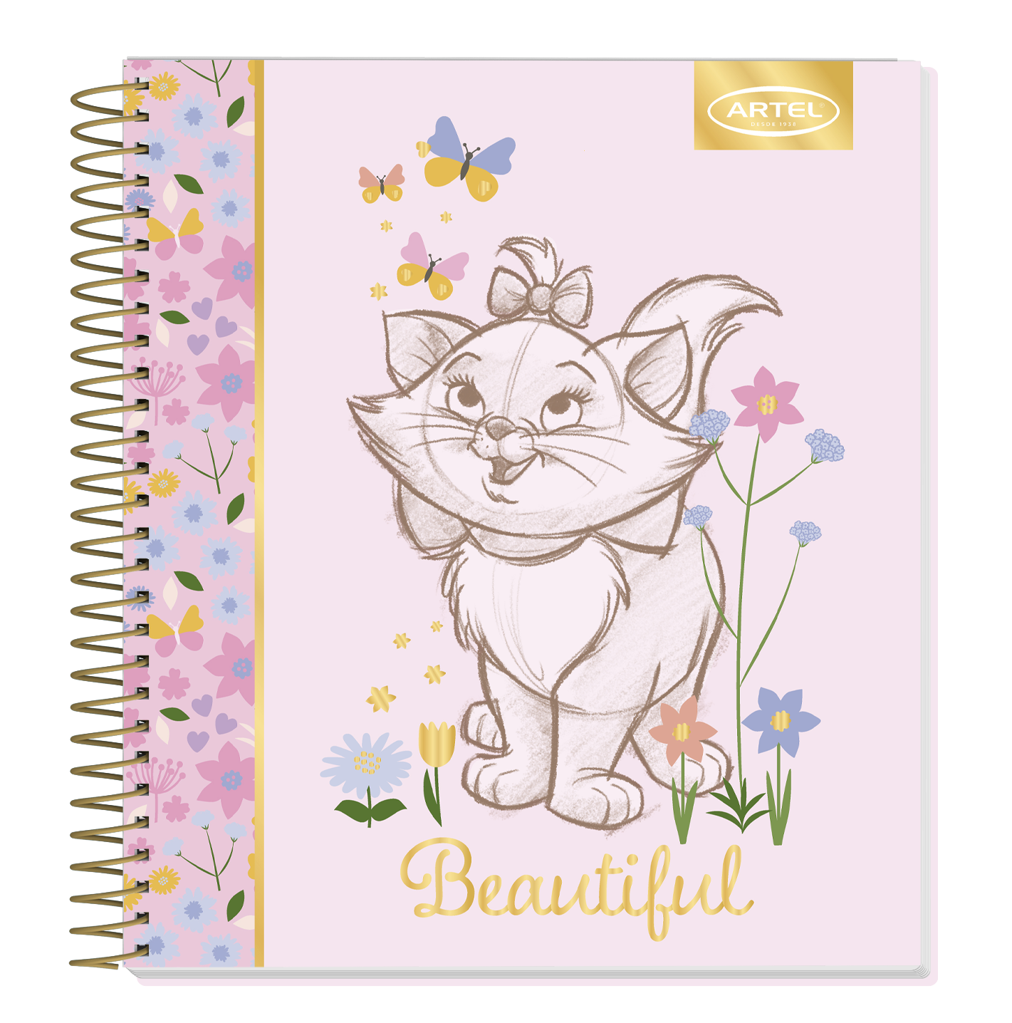 Cuaderno Book Artel 120 Hojas 7Mm Clásicos Disney