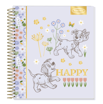 Cuaderno Book Artel 120 Hojas 7Mm Clásicos Disney