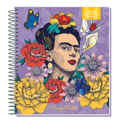 Cuaderno Book Artel 120 Hojas Frida Kahlo