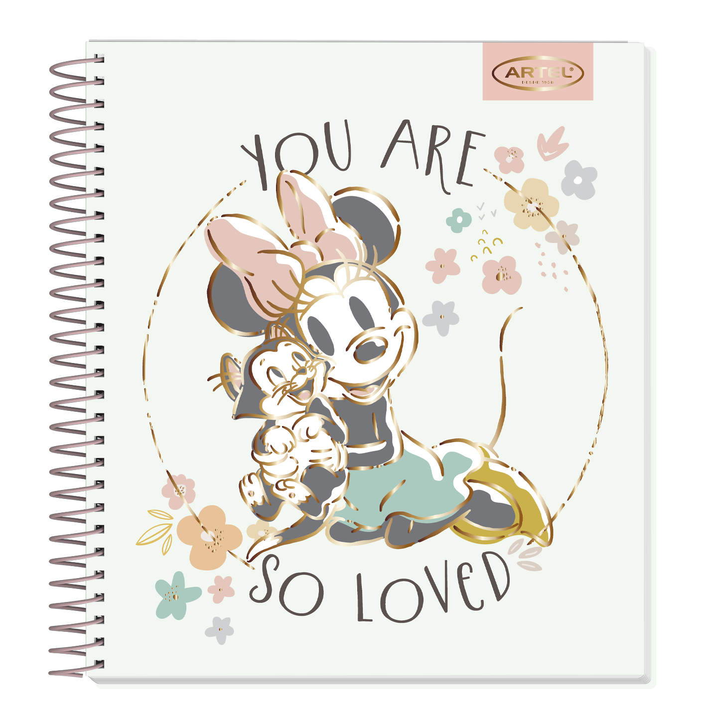 Cuaderno Book Artel 120 Hojas Minnie