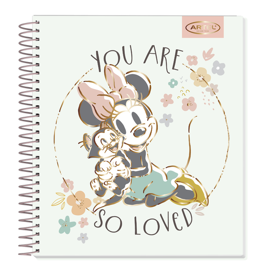 Cuaderno Book Artel 120 Hojas Minnie