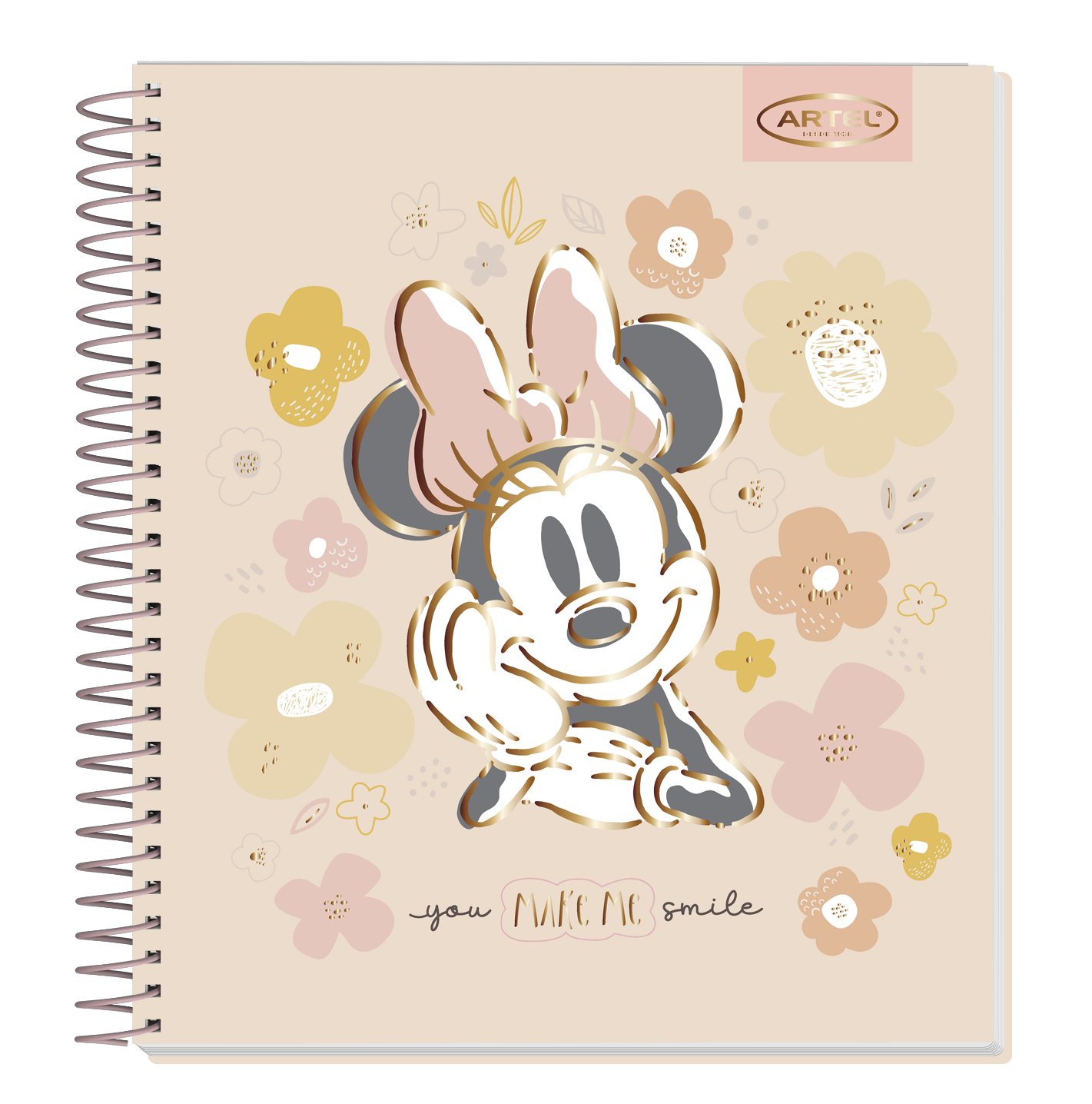 Cuaderno Book Artel 120 Hojas Minnie