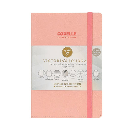 Libreta tapa Rosa Victorias Journals 14x21cm 152h puntos  