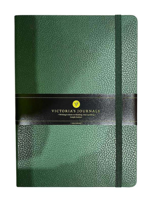 Libreta tapa Verde Victorias Journals 14x20 80h Lineas 80g