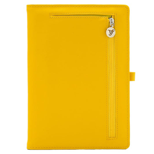 Libreta Tapa Amarilla Victorias Journals 14x20 96h Line 80g