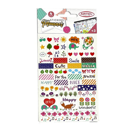 Stickers Planificacion diaria 4 hojas