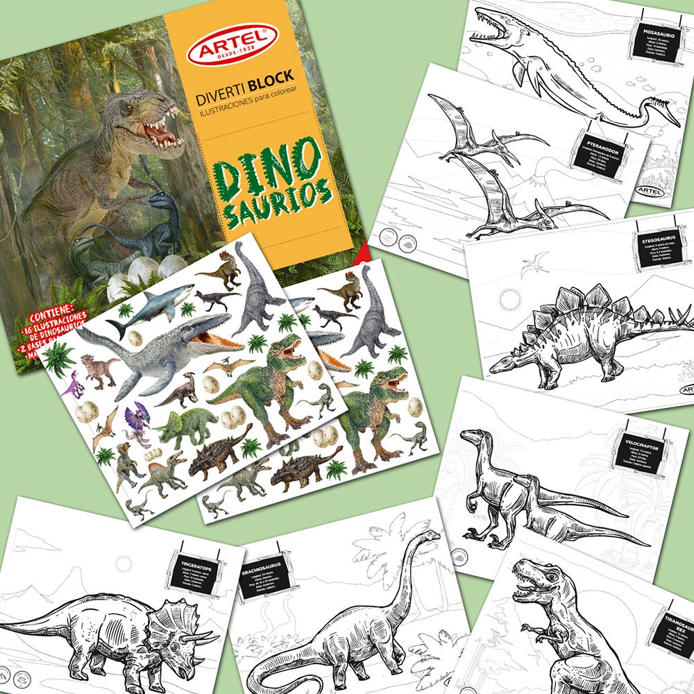 Diverti Block Dinosaurios