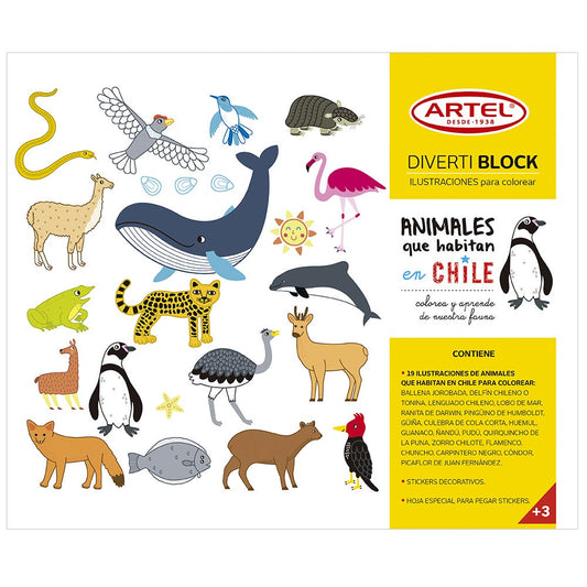 Divertiblock Animales Chilenos Artel