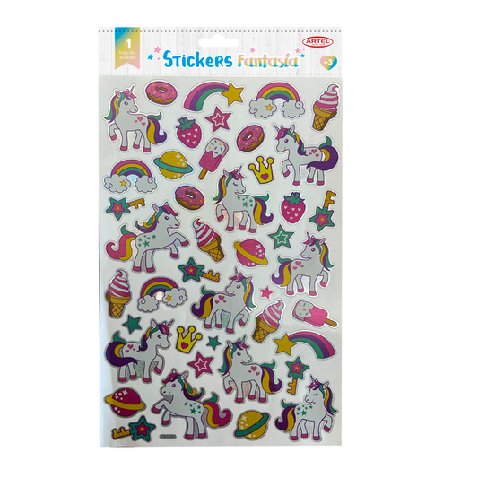 Stickers Fantasía. Artel