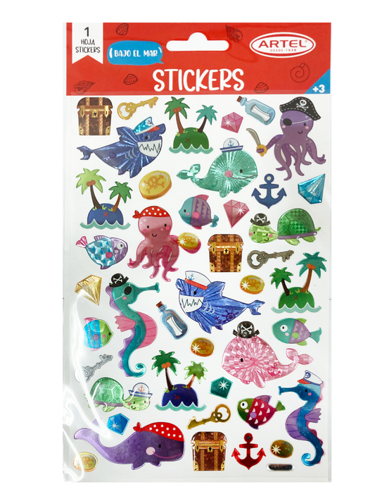Stickers Bajo el Mar Artel