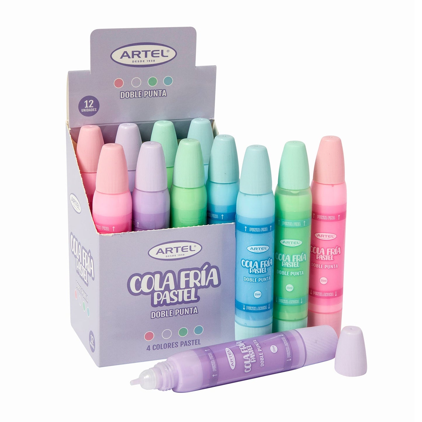 Cola Fría Artel Pastel Doble Punta 35 Ml 1 unidad