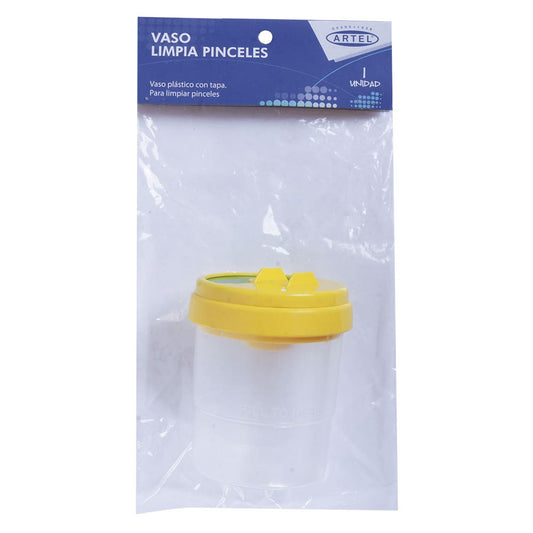 Vaso Plástico Para Pinceles Artel