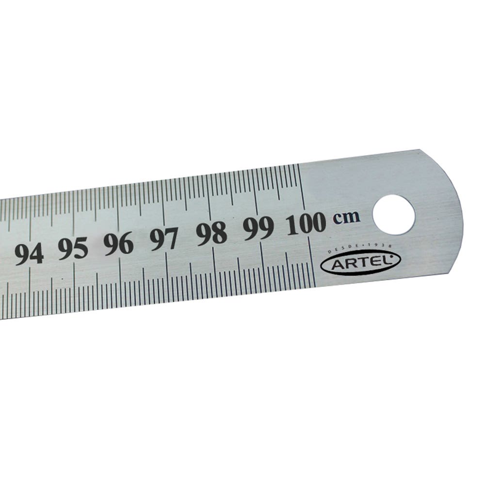 Regla Acero 100cm. Artel