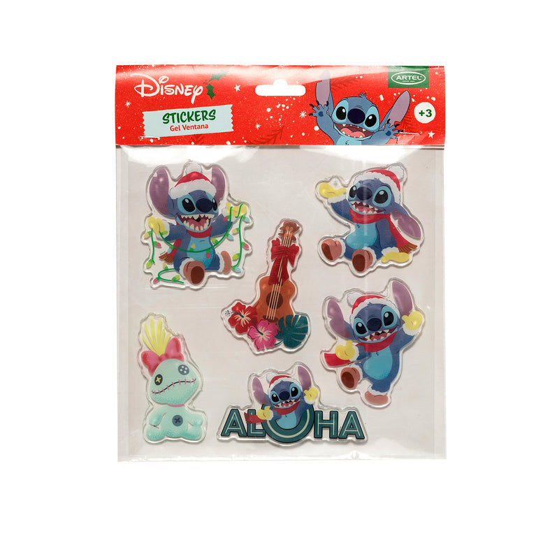 Stickers Ventana Gel Artel Diseño Navidad Disney