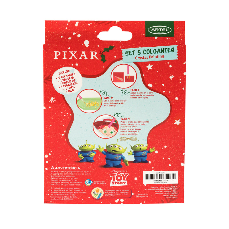 Adornos Colgantes Crystal Artel Diseño Navidad Disney