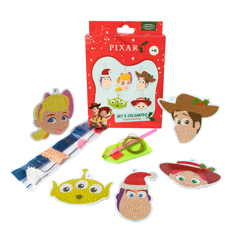 Adornos Colgantes Crystal Artel Diseño Navidad Disney