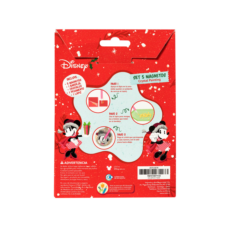Magnetos Crystal Artel Diseño Navidad Disney