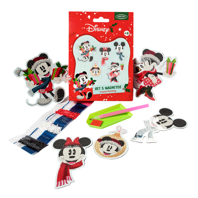 Magnetos Crystal Artel Diseño Navidad Disney