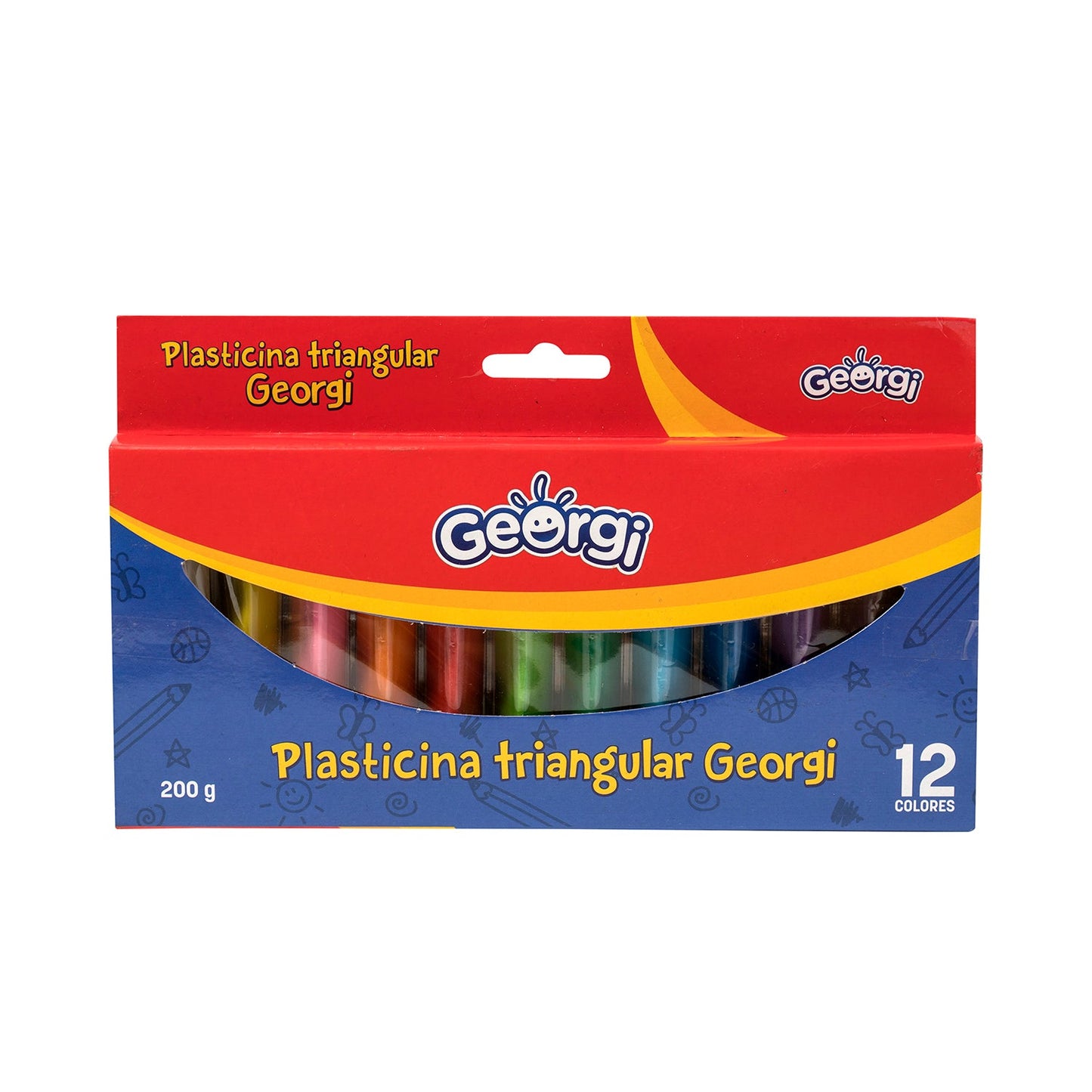 Plastiscina Artel Triangular 200 Gramos 12 Colores
