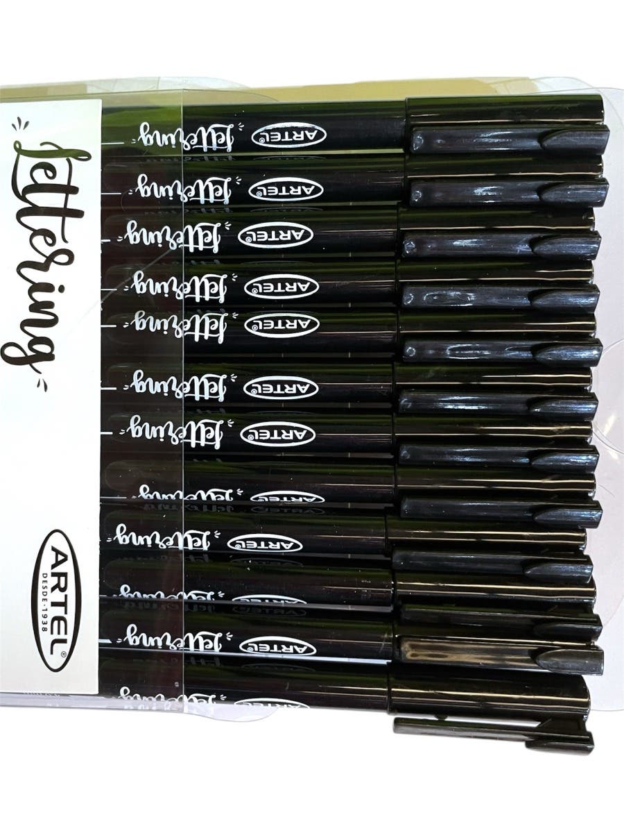 Set. Marcadores Lettering 12 puntas n. Artel