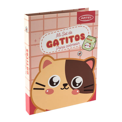 Mi set de gatitos Artel para colorear