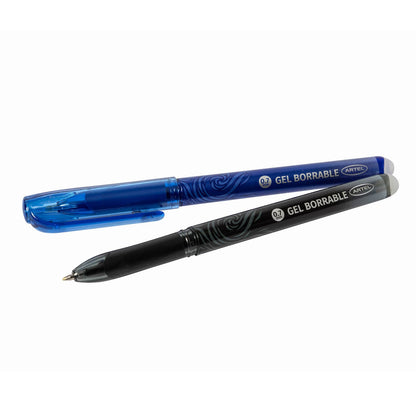 Bolígrafos Gel Borrable Artel Azul-Negro 2 Unidades