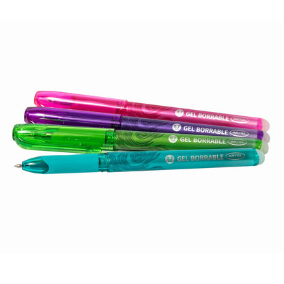 Bolígrafo Gel Borrable Artel Funcy 4 Unidades