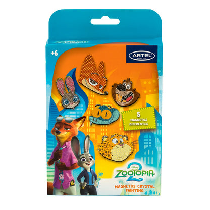 Set Magnetos Crystal Painting Artel Diseño Zootopia 2