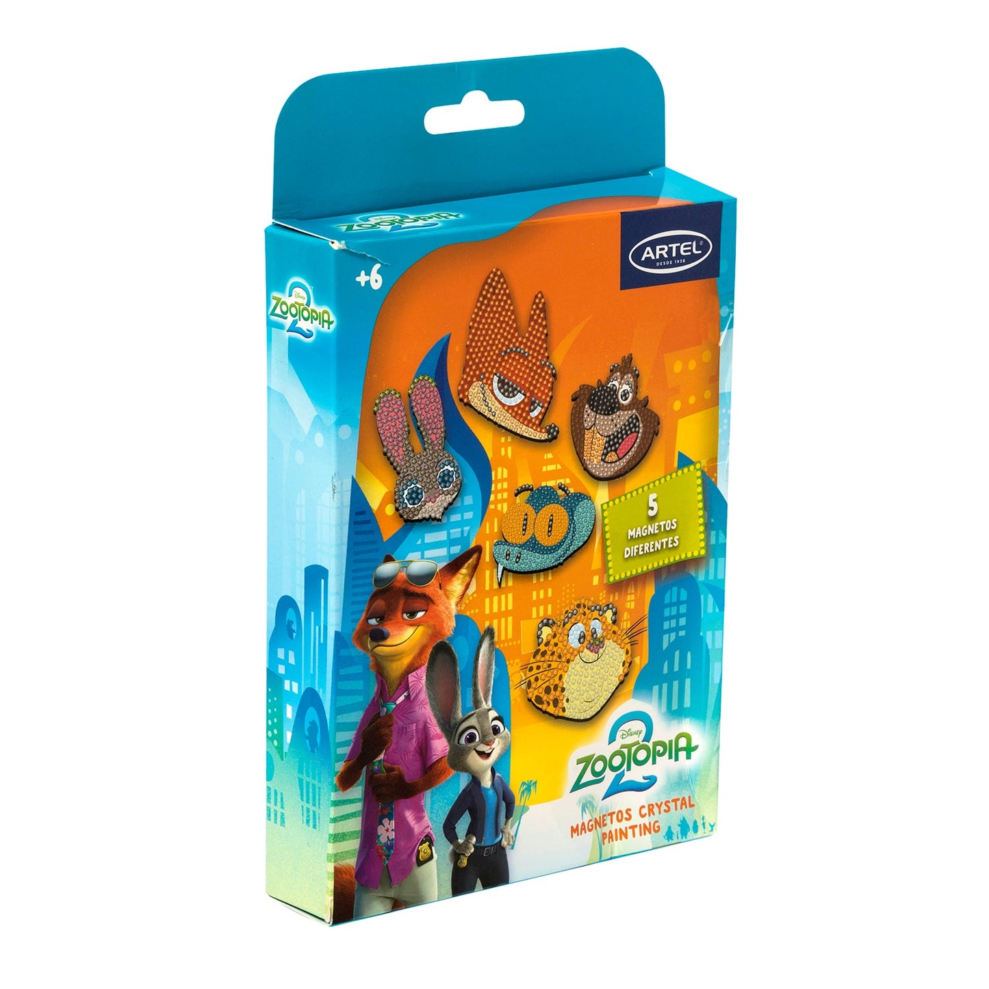 Set Magnetos Crystal Painting Artel Diseño Zootopia 2