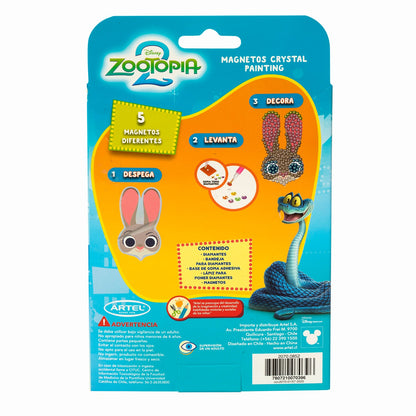 Set Magnetos Crystal Painting Artel Diseño Zootopia 2