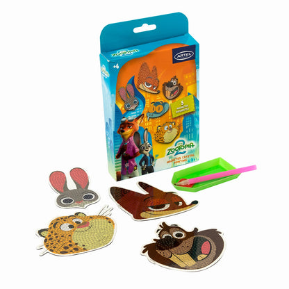 Set Magnetos Crystal Painting Artel Diseño Zootopia 2