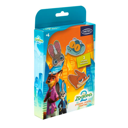 Set Stickers Crystal Painting Artel Diseño Zootopia 2