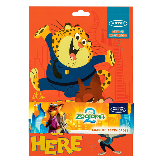 Libro Actividades Artel Diseño Zootopia 2