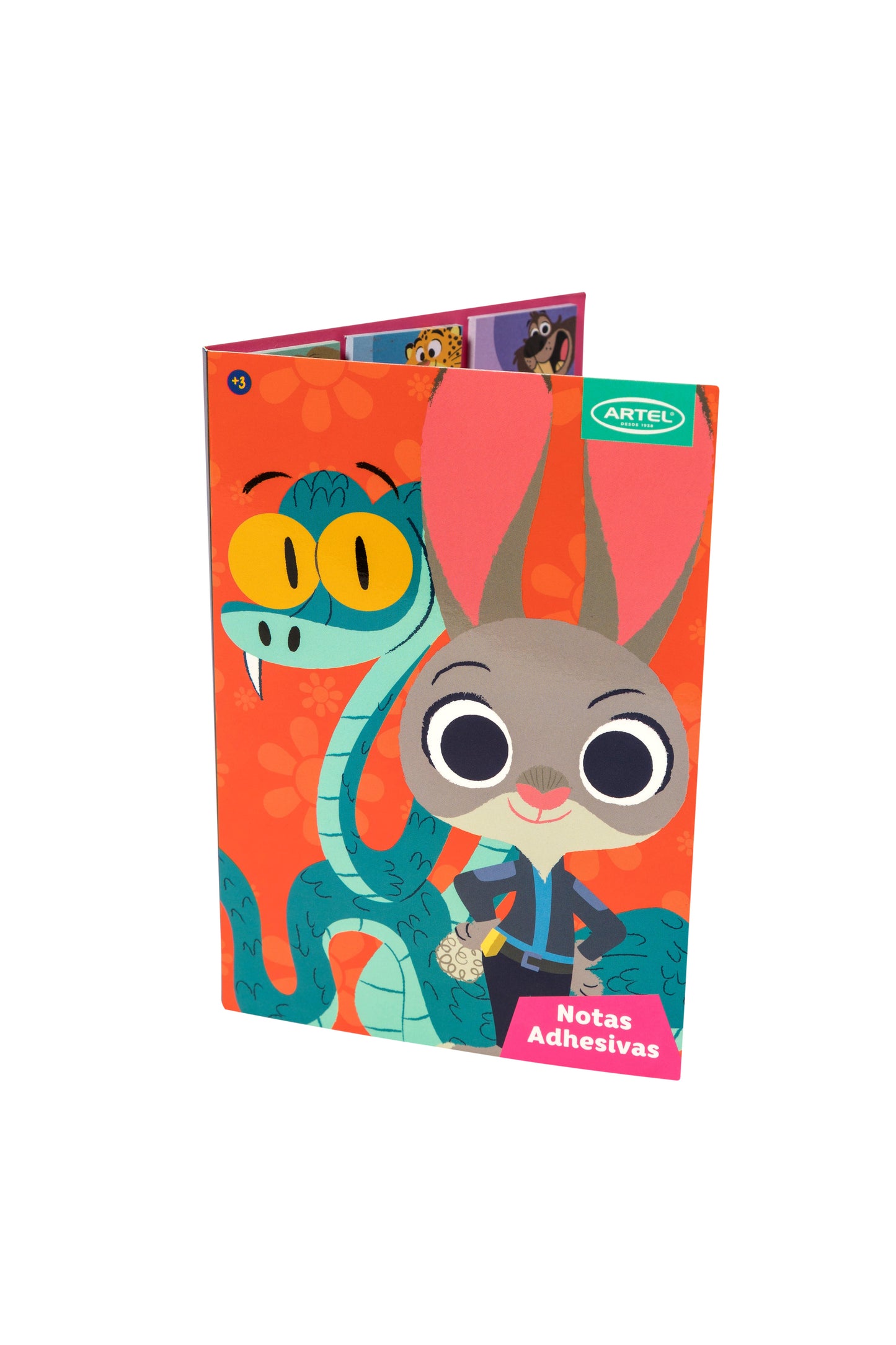 Set Notas Adhesivas Artel Diseño Zootopia 2