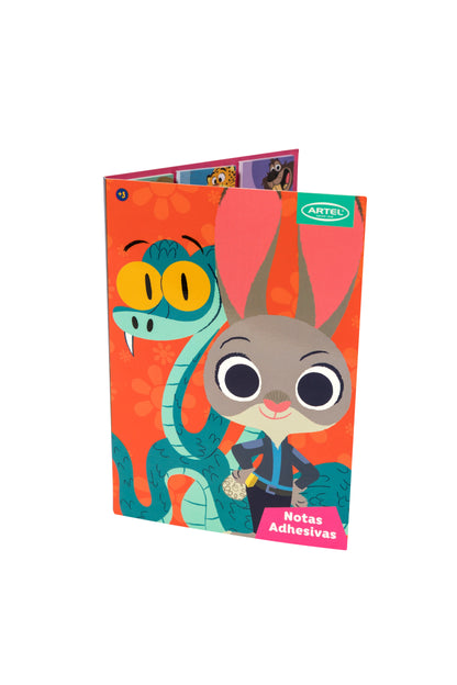 Set Notas Adhesivas Artel Diseño Zootopia 2