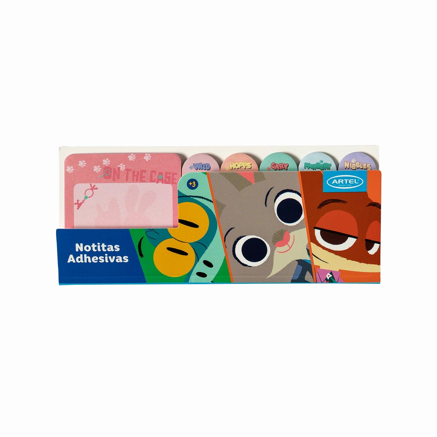 Mini Set Notas Adhesivas Artel Diseño Zootopia 2
