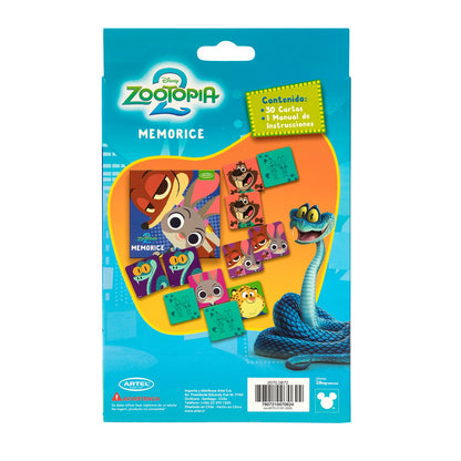 Memorice Artel Diseño Zootopia 2