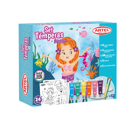 Set temperas Fantasia. Artel