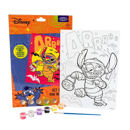 Set Pinta Por Números Artel Diseño Disney Halloween