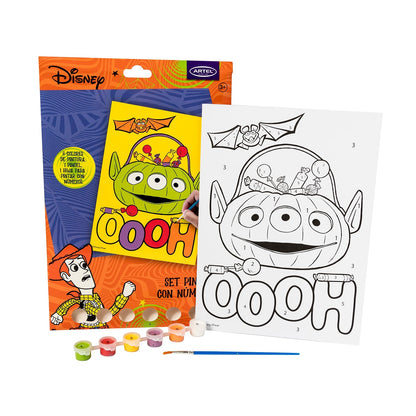Set Pinta Por Números Artel Diseño Disney Halloween