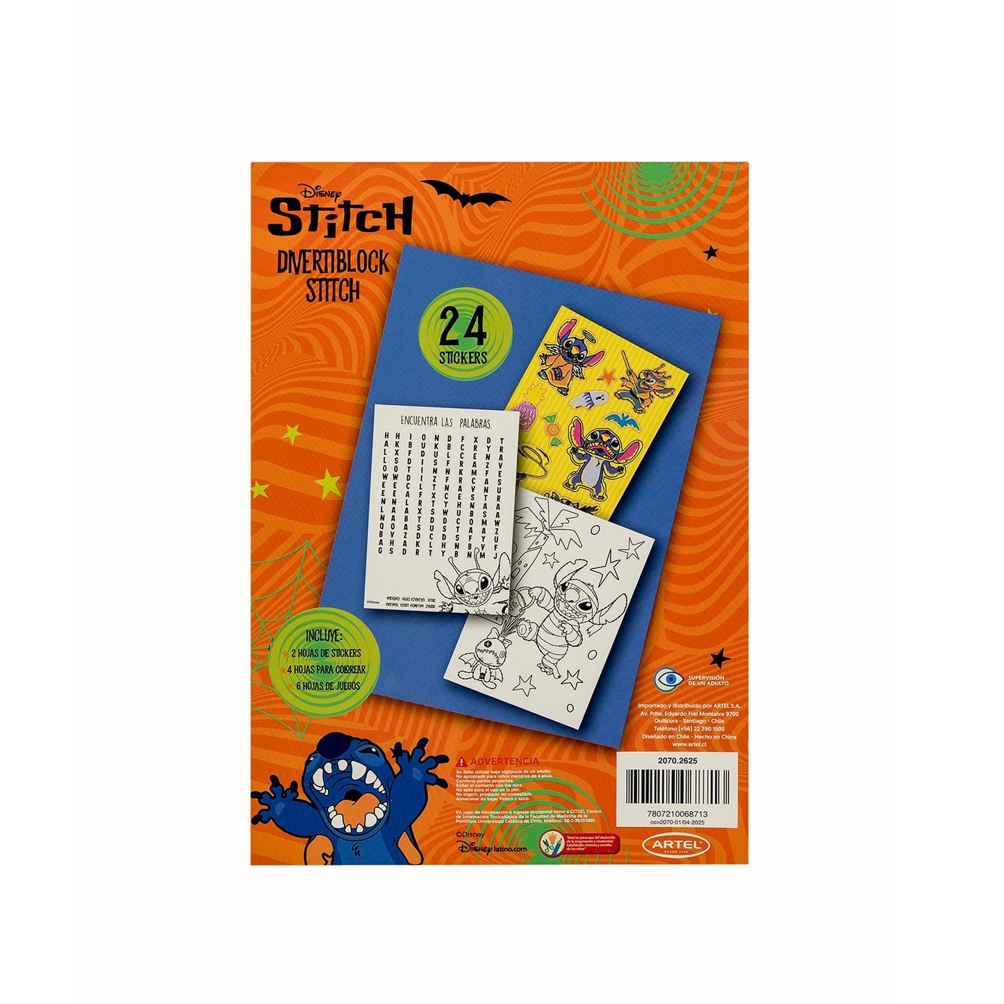 Mini Divertiblocks Artel Diseño Disney Halloween