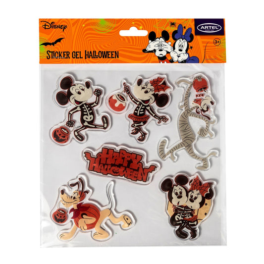 Stickers Ventana Gel Artel Diseño  Disney Halloween
