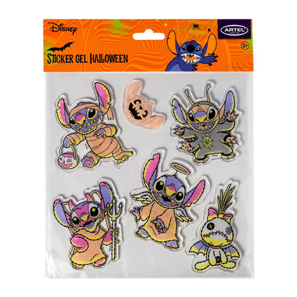 Stickers Ventana Gel Artel Diseño  Disney Halloween